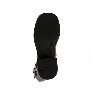 Foto 4 | Bota Vaquera Tacón Moda 5cm Para Mujer Walki Ruth Cafe