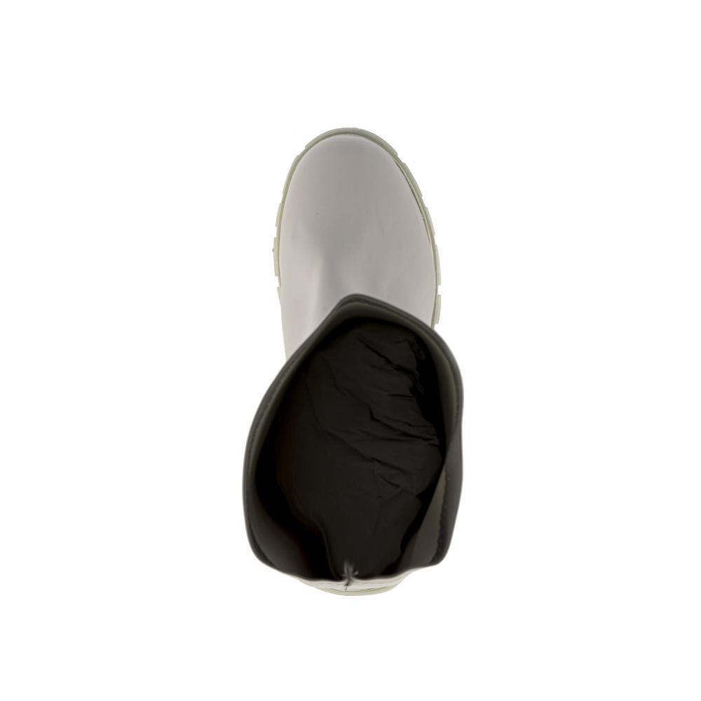 Foto 6 pulgar | Bota Alta Combat Militar Elástica 5cm Para Mujer Walki Mara Gris