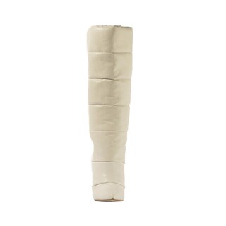 Foto 4 | Bota Alta Tacon Delgado Moda 10.5cm Para Mujer Walki Natalie Beige