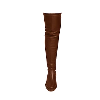 Foto 3 | Bota Larga Arriba De La Rodilla Básica De Piso Casual Para Dama Avril