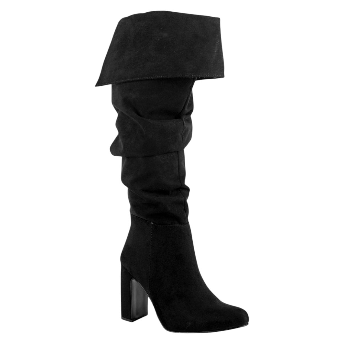 Foto 2 pulgar | Botas Altas Exterior Gamuza Color Negro Para Mujer De Rbcollection