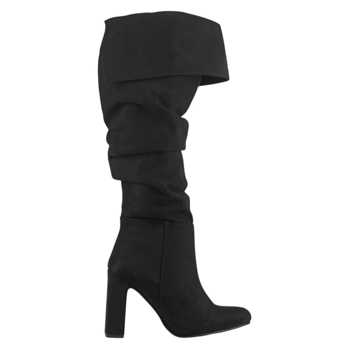 Foto 3 pulgar | Botas Altas Exterior Gamuza Color Negro Para Mujer De Rbcollection