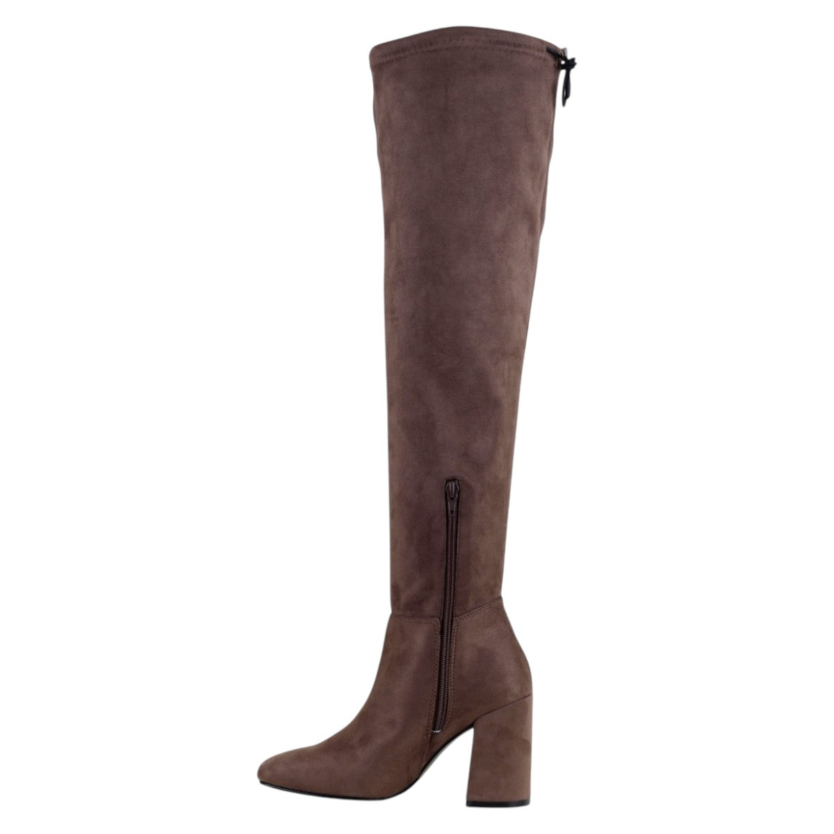 Foto 4 pulgar | Botas Altas Exterior Gamuza Color Café Para Mujer De Rbcollection