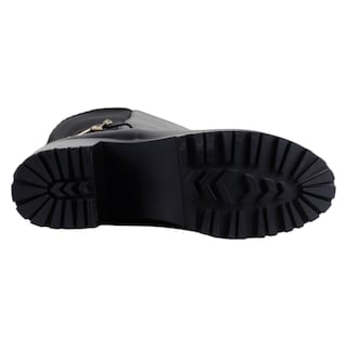 Foto 4 | Botas Altas Exterior Piel Vegana Color Negro Para Mujer De Rbcollection