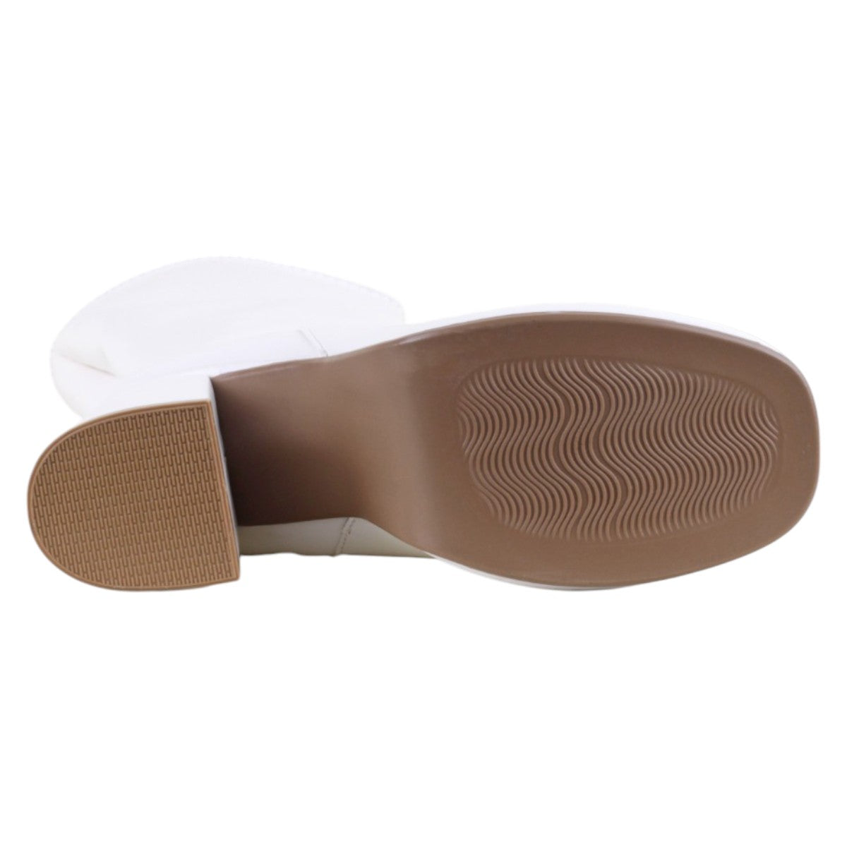 Foto 5 pulgar | Botas Altas Exterior Piel Vegana Color Blanco Para Mujer De Rbcollection