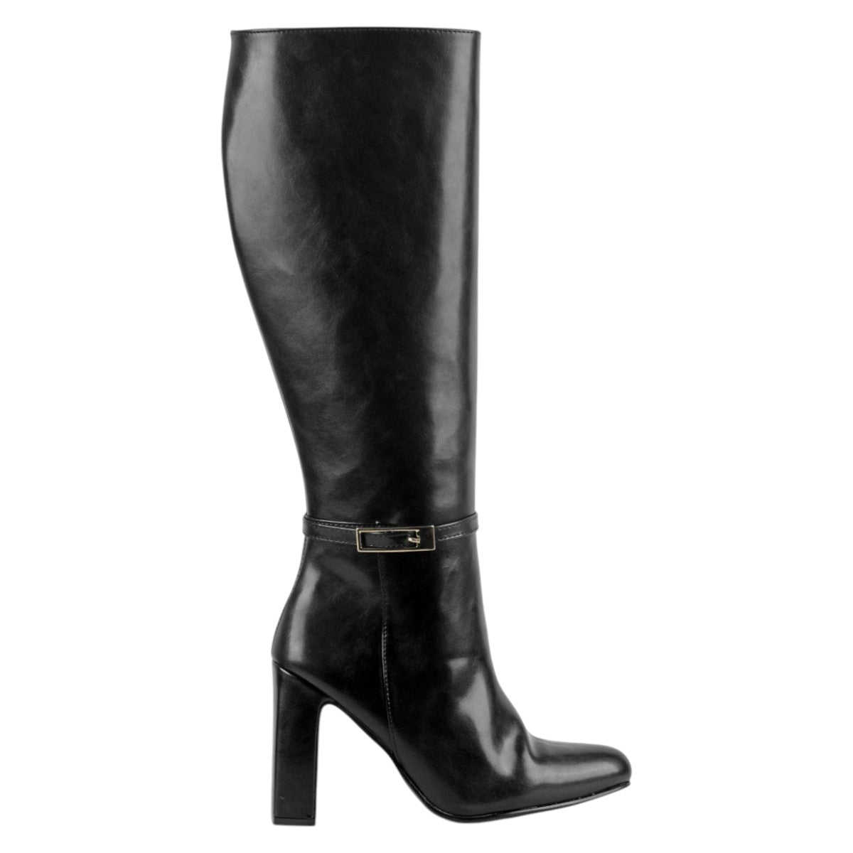 Foto 3 pulgar | Botas Altas Exterior Piel Vegana Color Negro Para Mujer De Rbcollection
