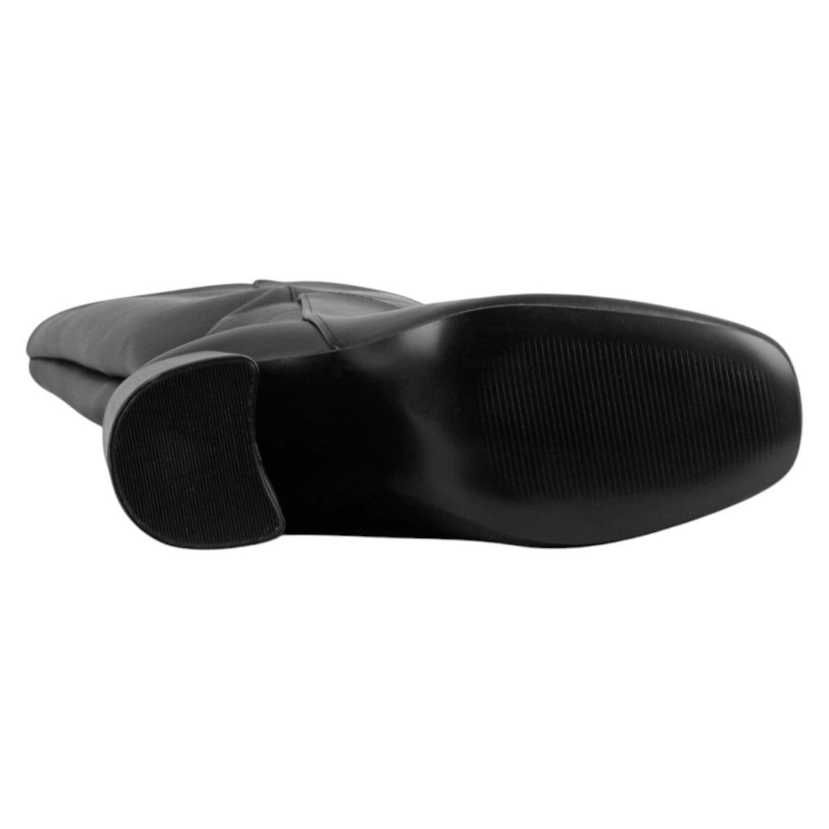 Foto 5 pulgar | Botas Altas Exterior Piel Vegana Color Negro Para Mujer De Rbcollection