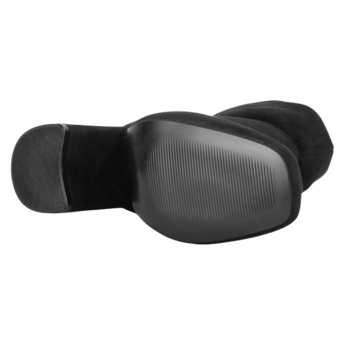 Foto 5 pulgar | Botas Altas Exterior Gamuza Color Negro Para Mujer De Rbcollection