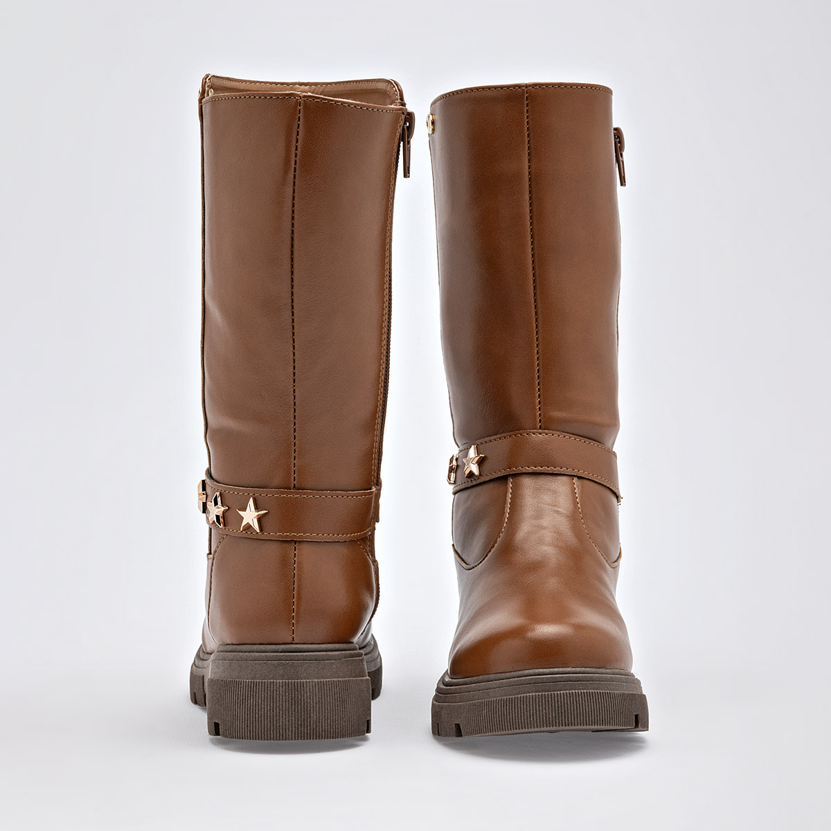 Foto 4 pulgar | Moramora Bota Para Niña Camel