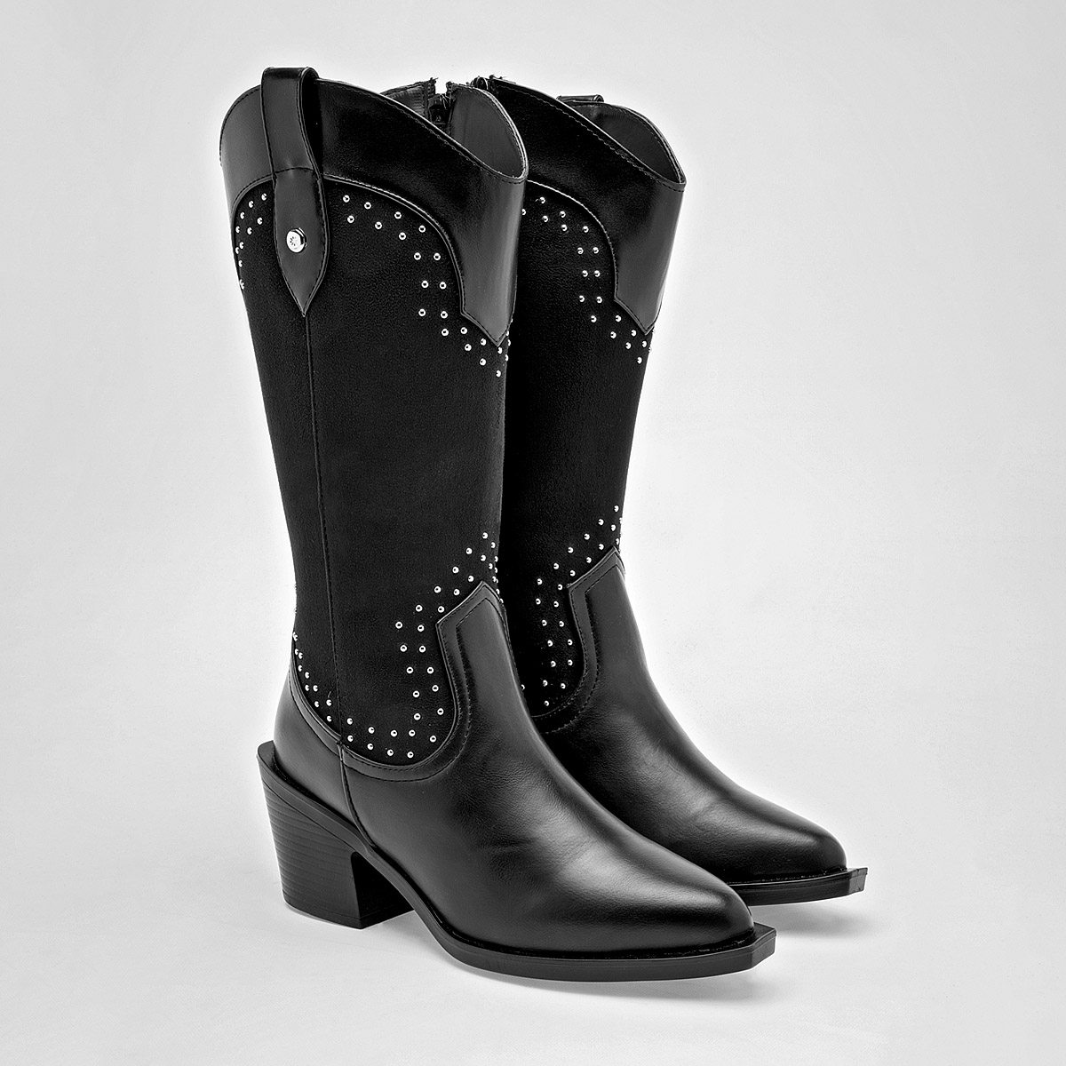 Foto 3 pulgar | Moramora Bota  Para Mujer Negro