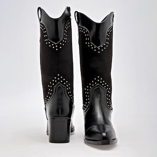Foto 3 | Moramora Bota Para Mujer Negro