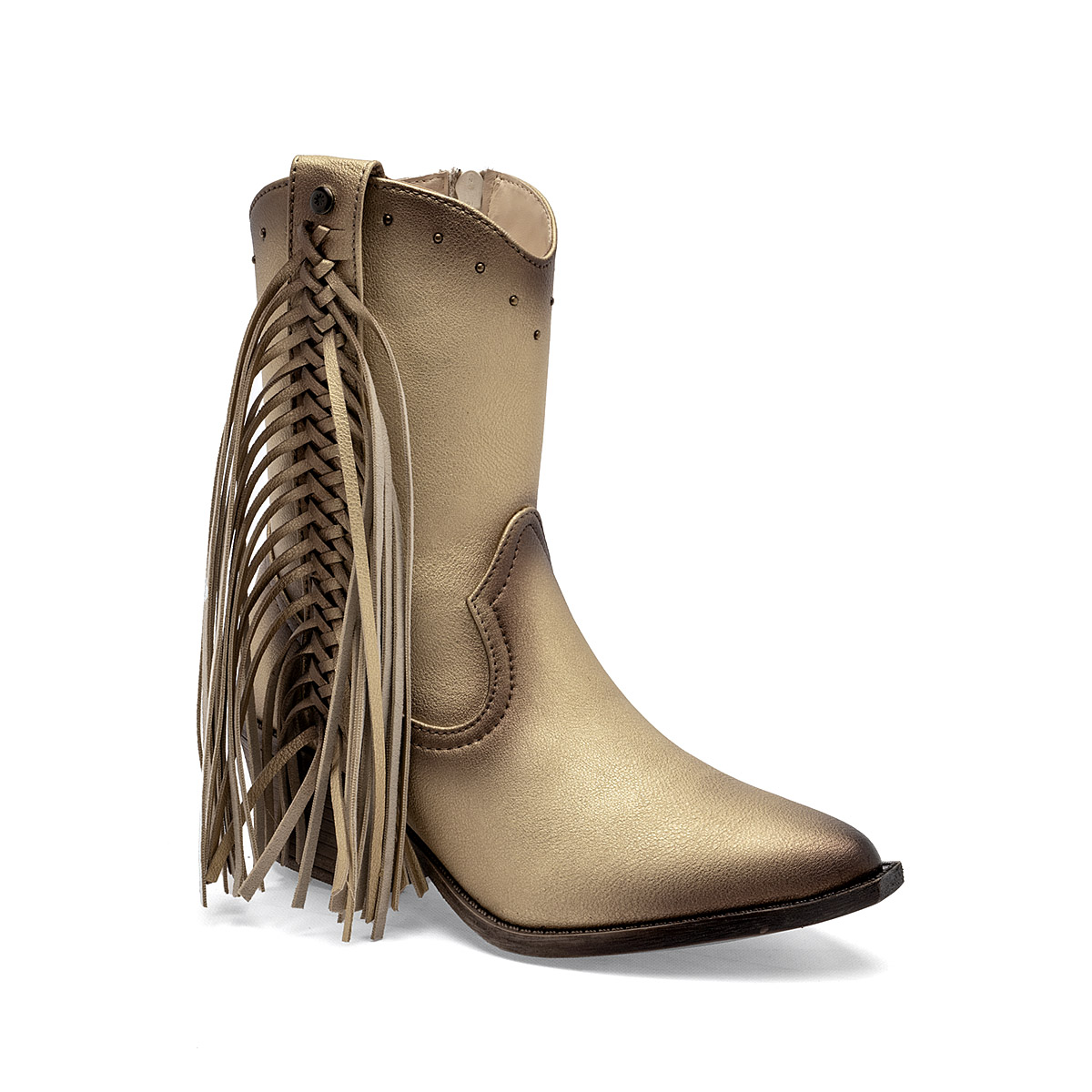 Foto 1 | Moramora Bota  Para Mujer Dorado