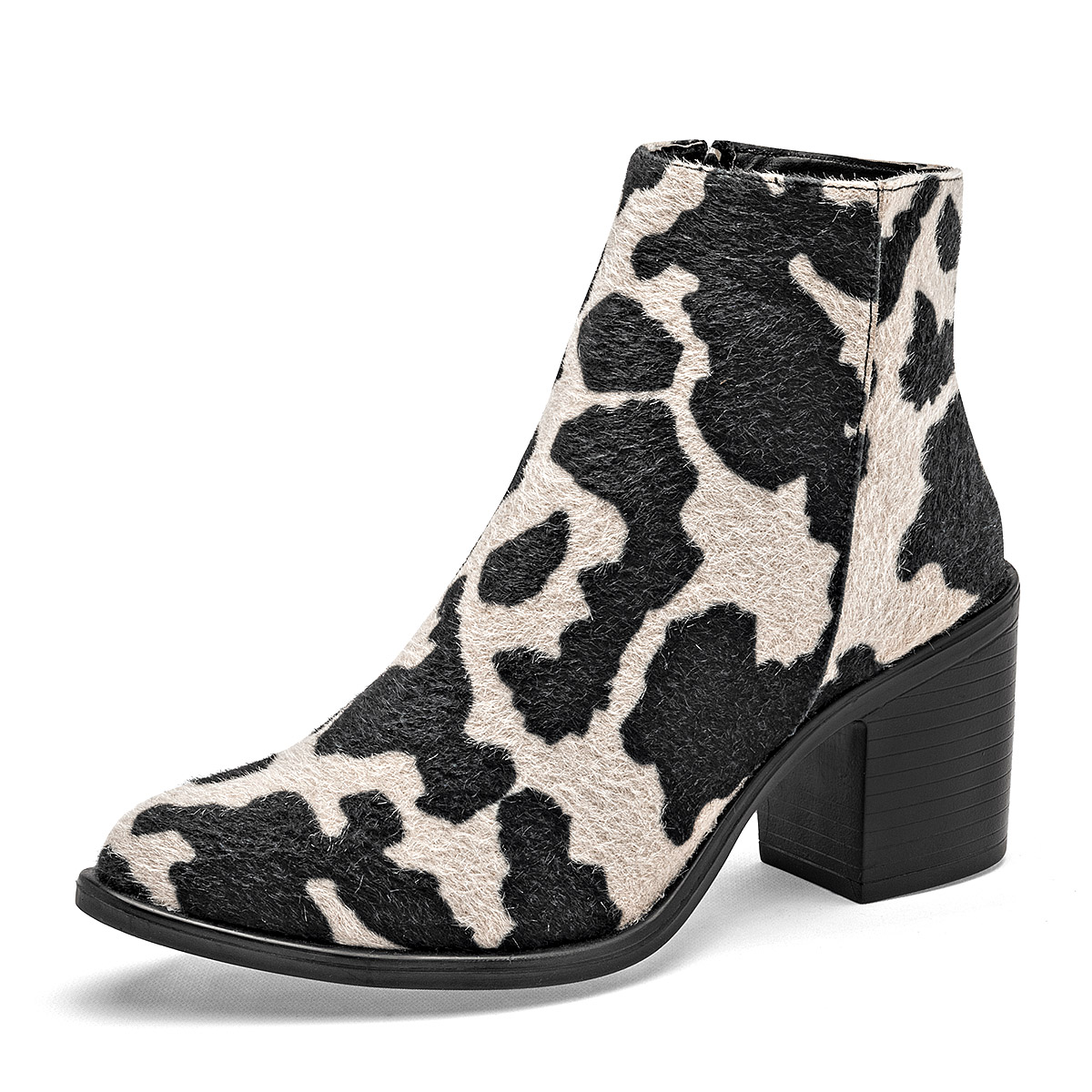 Foto 2 pulgar | Lady One Bota Para Mujer Negro Beige