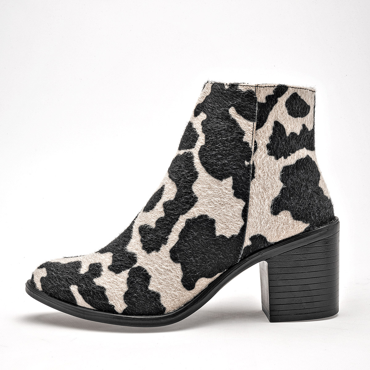 Foto 5 pulgar | Lady One Bota Para Mujer Negro Beige