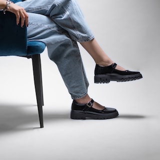 Foto 8 | Zapato Mary Jane Para Mujer Con Plataforma Chunky Y Hebilla
