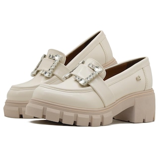 Foto 1 | Zapato Mocasin Dama Salamandra Moda Formal Elegante 22-26 Beige
