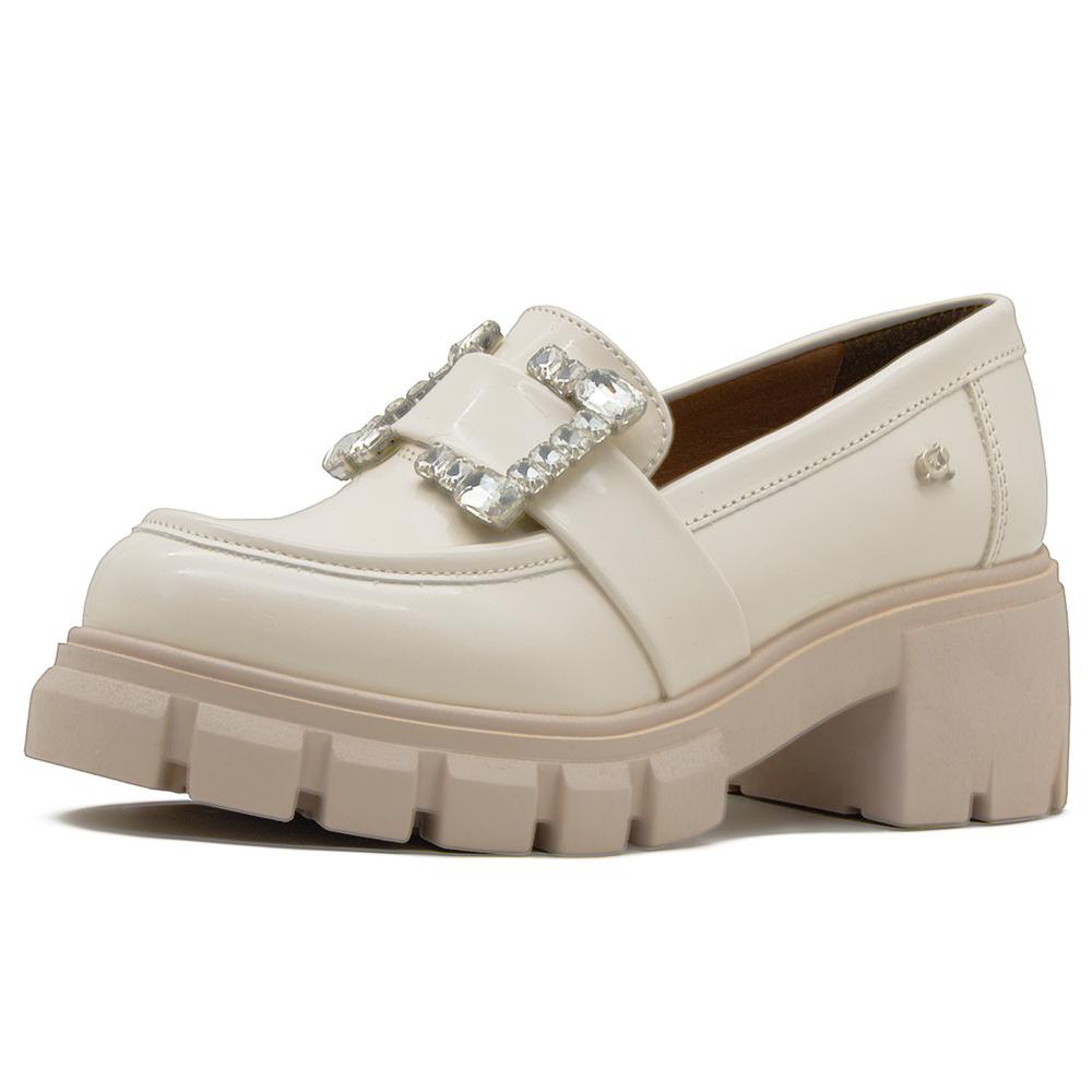 Foto 4 pulgar | Zapato Mocasin Dama Salamandra Moda Formal Elegante 22-26 Beige