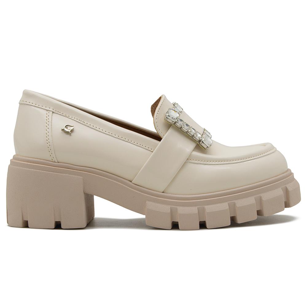 Foto 6 pulgar | Zapato Mocasin Dama Salamandra Moda Formal Elegante 22-26 Beige