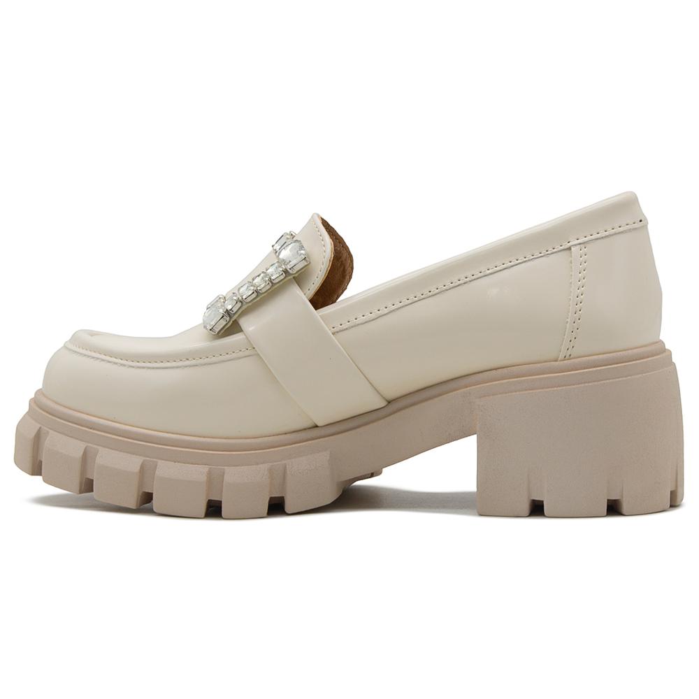Foto 7 pulgar | Zapato Mocasin Dama Salamandra Moda Formal Elegante 22-26 Beige
