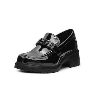 Foto 3 | Zapato Mocasin Para Mujer Formal Oficina Tacón Ancho Negro