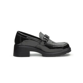 Foto 6 | Zapato Mocasin Para Mujer Formal Oficina Tacón Ancho Negro