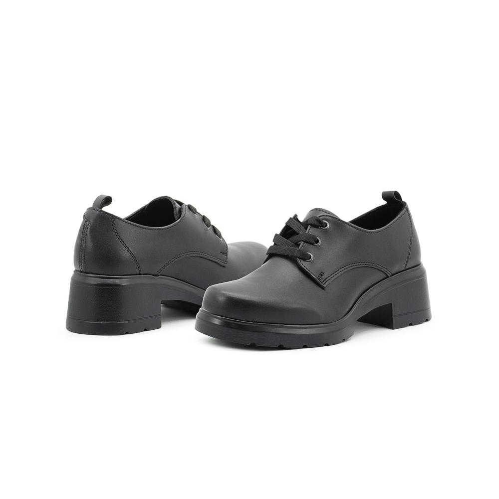 Foto 3 pulgar | Zapato Mocasines Greenlove Para Mujer Con Tacon Ancho Negro Negro