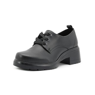 Foto 3 | Zapato Mocasines Greenlove Para Mujer Con Tacon Ancho Negro Negro