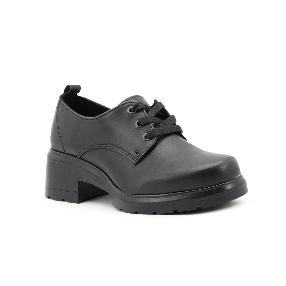 Foto 5 pulgar | Zapato Mocasines Greenlove Para Mujer Con Tacon Ancho Negro Negro