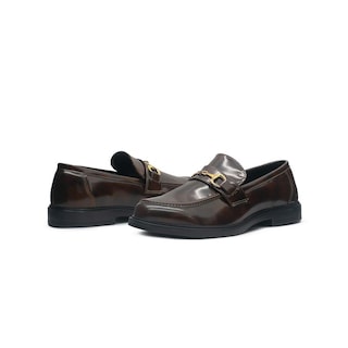 Foto 3 | Mocasín Formal Greenlove Para Mujer Antiderrapante Casuales Cafe