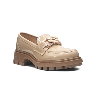 Foto 5 | Mocasín Green Love Charol Beige Para Mujer Forma Oficina Beige