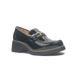 Foto 4 | Mocasin Greenlove Para Mujer Formal Con Plataforma Slip On Negro