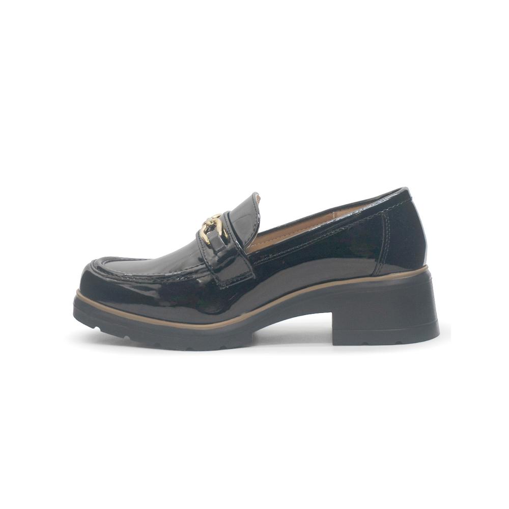 Foto 7 pulgar | Mocasin Greenlove Para Mujer Formal Con Plataforma Slip On Negro