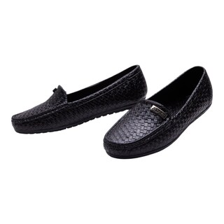 Foto 4 | Mocasines Calzado Watanabe Color Negro Mujer Tejidos