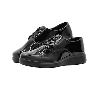 Foto 6 | Derbby Para Mujer Greenlove Color Charol Negro Casual Negro