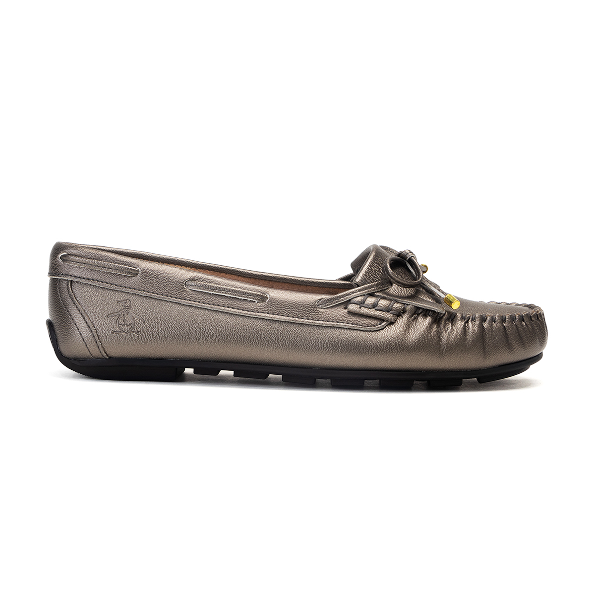 Foto 2 | Mocasín Original Penguin Style Celina Plomo Para Mujer