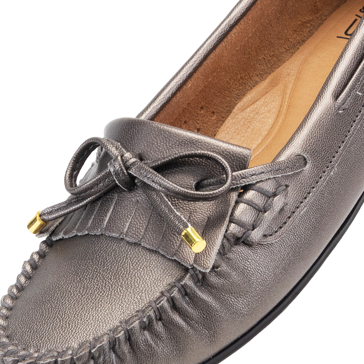 Foto 8 pulgar | Mocasín Original Penguin Style Celina Plomo Para Mujer