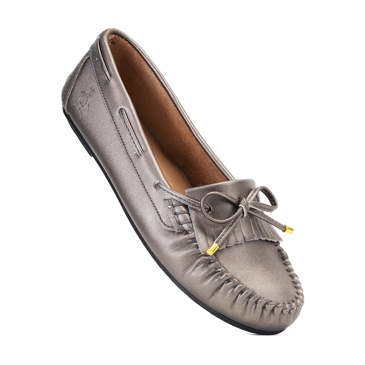 Foto 9 pulgar | Mocasín Original Penguin Style Celina Plomo Para Mujer