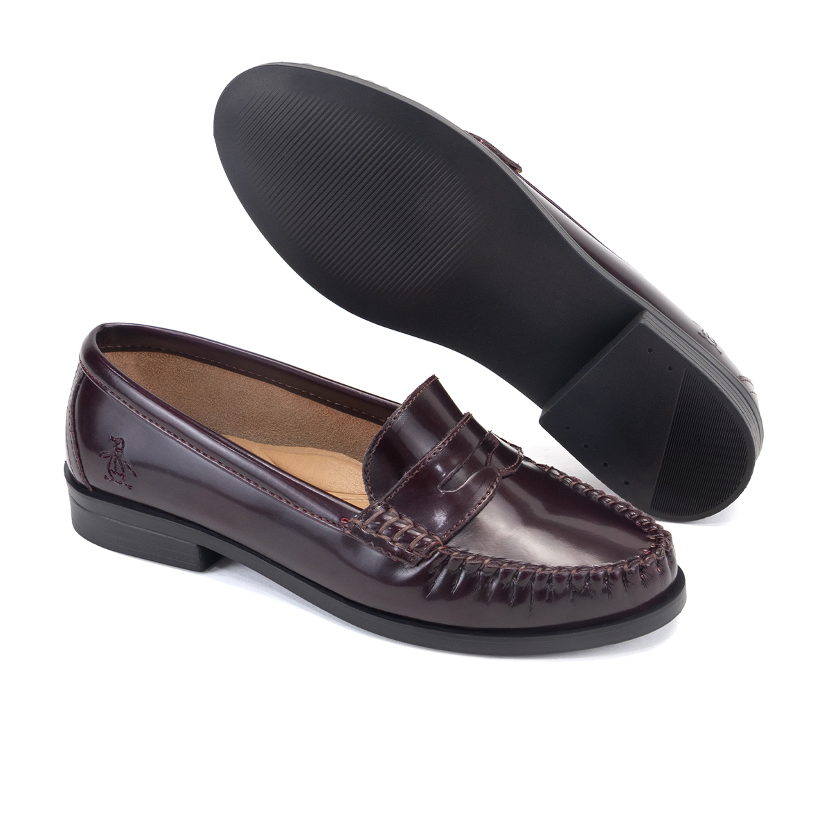 Mocasín Original Penguin Style Bruna Burgundy Para Mujer