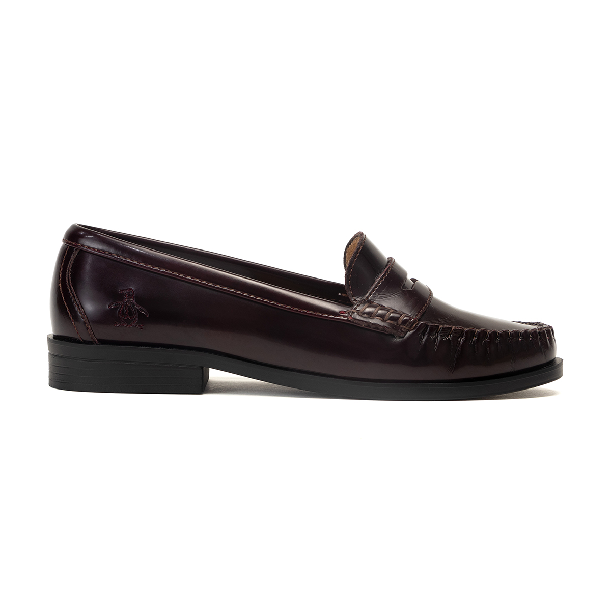 Foto 2 | Mocasín Original Penguin Style Bruna Burgundy Para Mujer