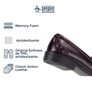 Foto 5 | Mocasín Original Penguin Style Bruna Burgundy Para Mujer