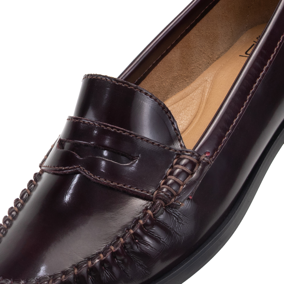 Foto 8 pulgar | Mocasín Original Penguin Style Bruna Burgundy Para Mujer