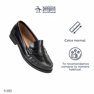 Foto 4 | Mocasín Original Penguin Style Bruna Negro Para Mujer