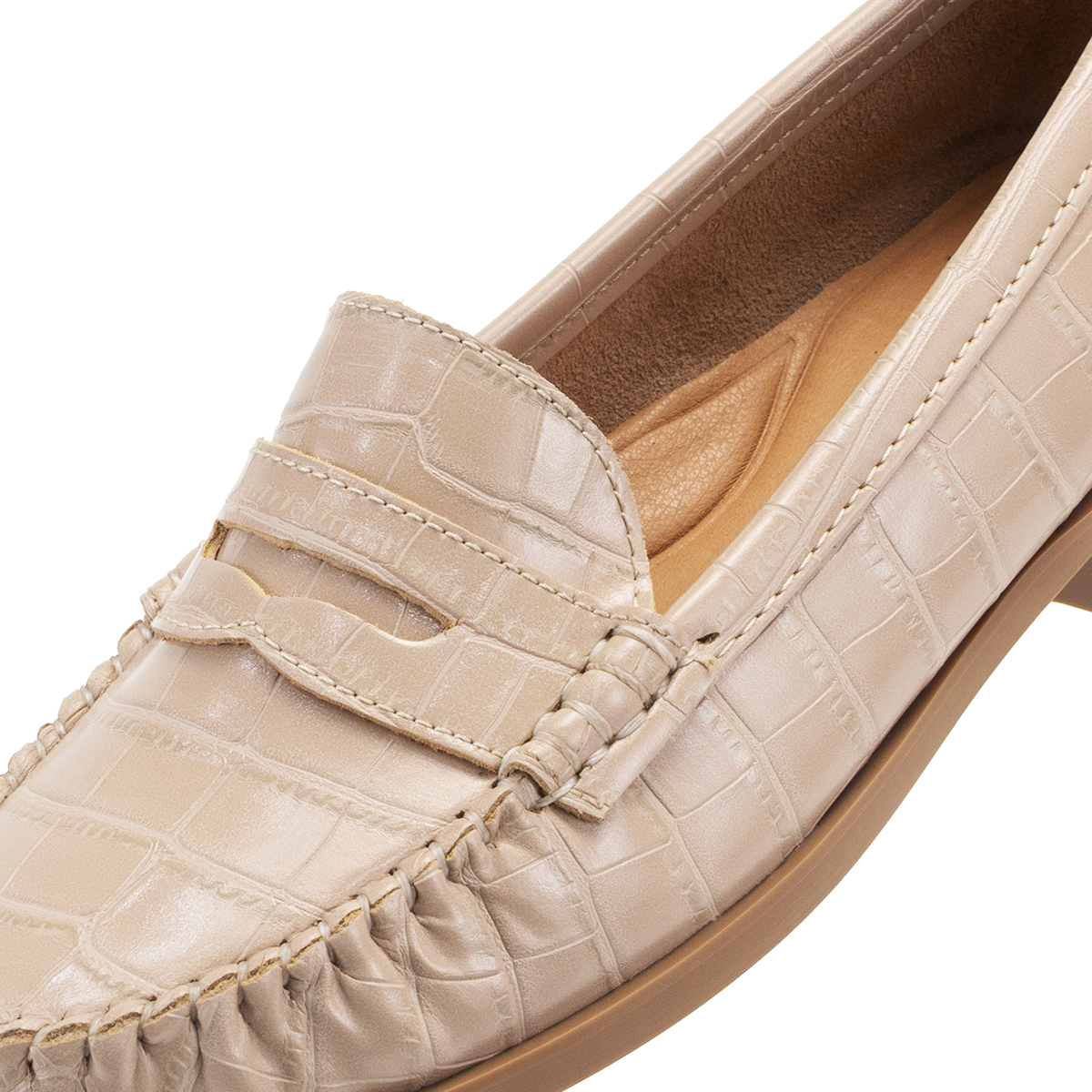 Foto 7 | Mocasín Original Penguin Style Bruna Nude Para Mujer