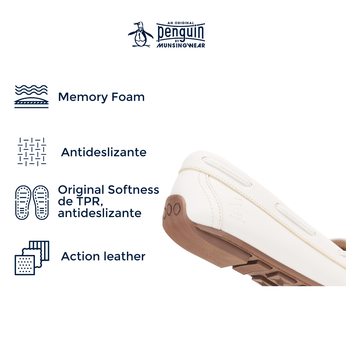 Foto 5 | Mocasín Original Penguin Style Celina Hueso Para Mujer