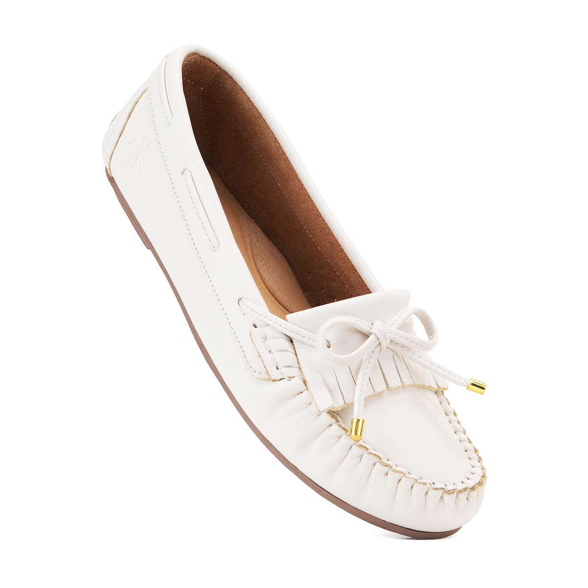 Foto 9 pulgar | Mocasín Original Penguin Style Celina Hueso Para Mujer