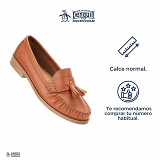 Foto 4 | Mocasín Original Penguin Style Ebba Tan Para Mujer