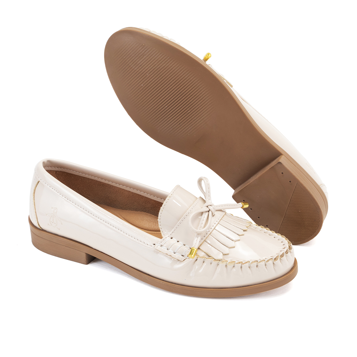 Foto 1 | Mocasín Original Penguin Style Malva Hueso Para Mujer