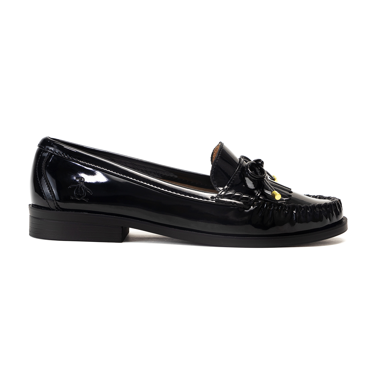 Foto 3 pulgar | Mocasín Original Penguin Style Malva Negro Para Mujer