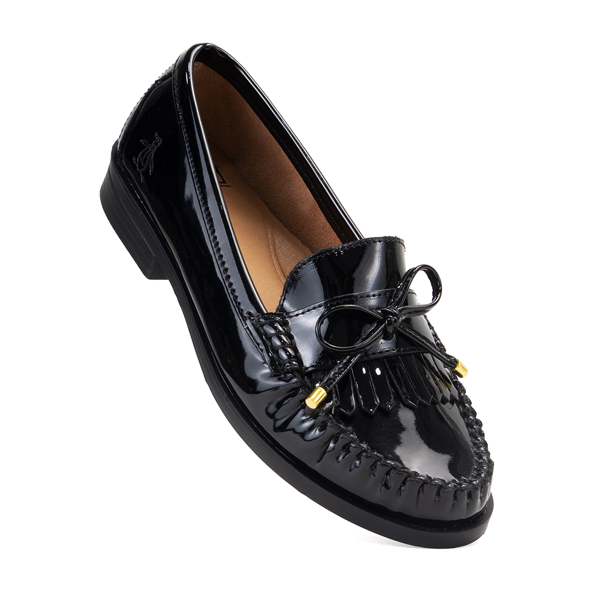 Foto 9 pulgar | Mocasín Original Penguin Style Malva Negro Para Mujer