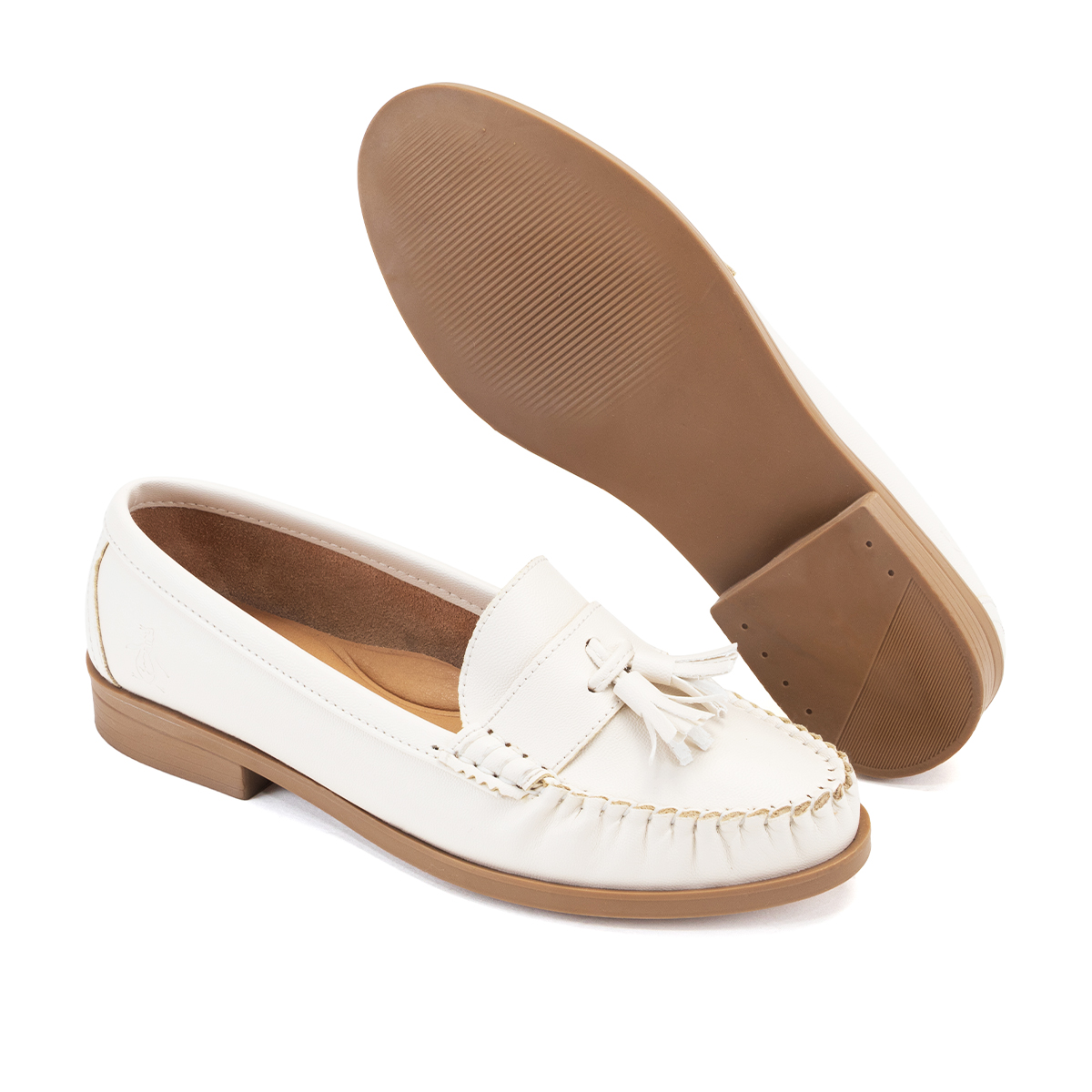 Foto 1 | Mocasín Original Penguin Style Ebba Hueso Para Mujer